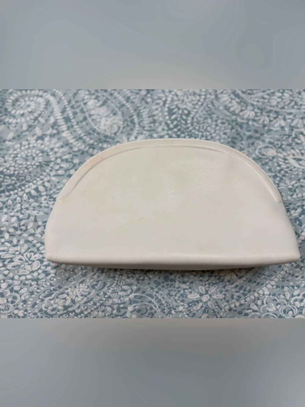 CHANEL White Skincare Cosmetic Pouch
